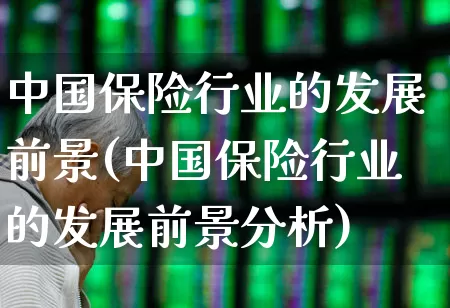 中国保险行业的发展前景(中国保险行业的发展前景分析)_https://www.syklpowerbike.com_上交所_第1张