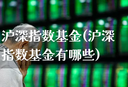 沪深指数基金(沪深指数基金有哪些)_https://www.syklpowerbike.com_上交所_第1张