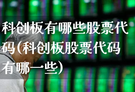 科创板有哪些股票代码(科创板股票代码有哪一些)_https://www.syklpowerbike.com_创业板_第1张