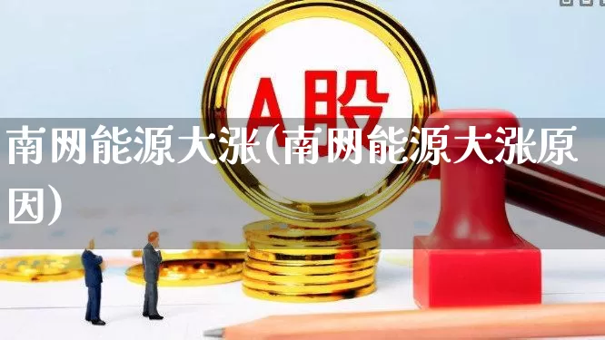 南网能源大涨(南网能源大涨原因)_https://www.syklpowerbike.com_创业板_第1张