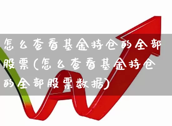 怎么查看基金持仓的全部股票(怎么查看基金持仓的全部股票数据)_https://www.syklpowerbike.com_创业板_第1张