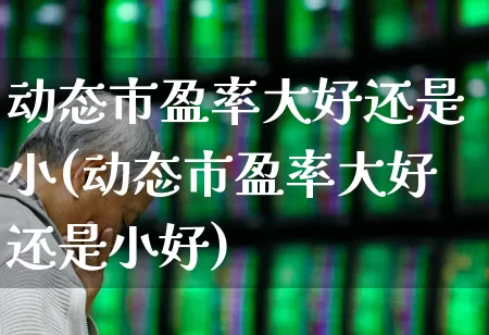 动态市盈率大好还是小(动态市盈率大好还是小好)_https://www.syklpowerbike.com_科创板_第1张