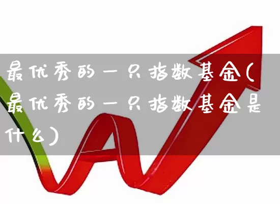 最优秀的一只指数基金(最优秀的一只指数基金是什么)_https://www.syklpowerbike.com_科创板_第1张