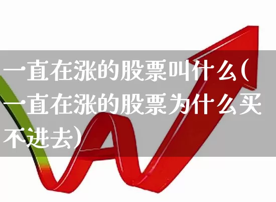 一直在涨的股票叫什么(一直在涨的股票为什么买不进去)_https://www.syklpowerbike.com_科创板_第1张