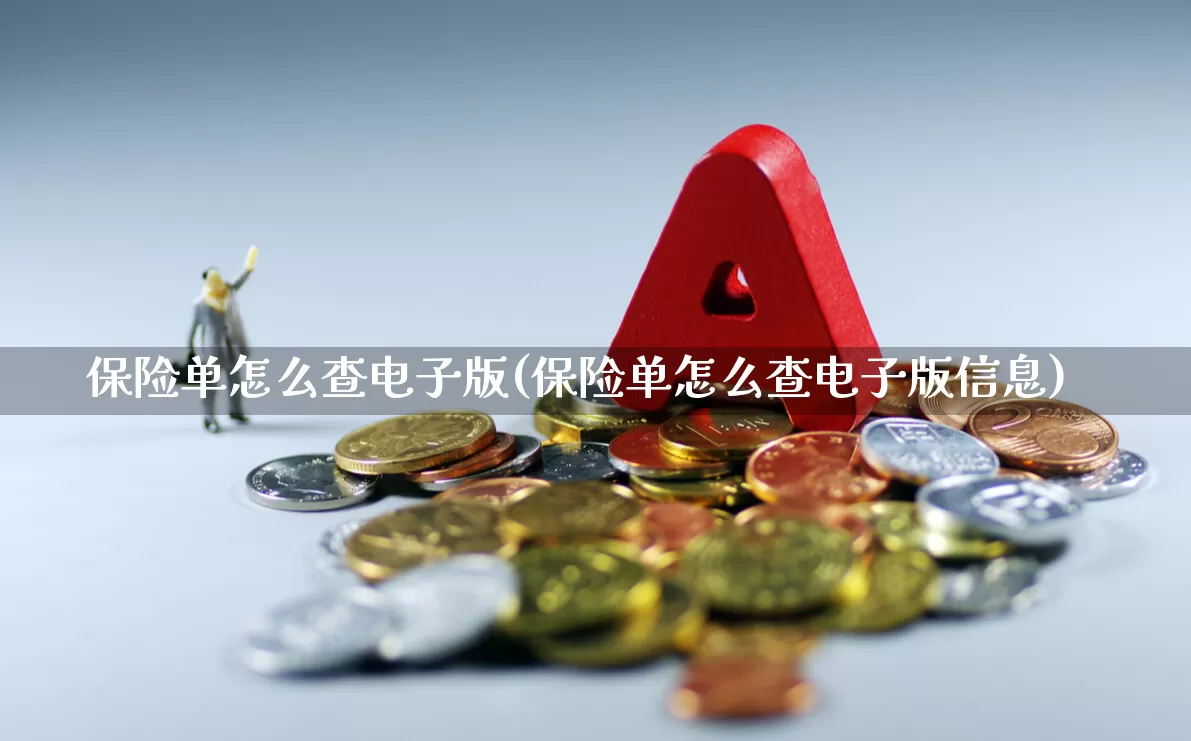 保险单怎么查电子版(保险单怎么查电子版信息)_https://www.syklpowerbike.com_科创板_第1张