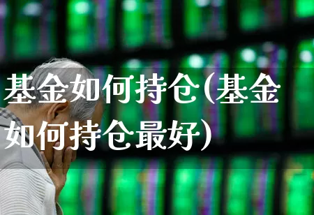基金如何持仓(基金如何持仓最好)_https://www.syklpowerbike.com_科创板_第1张