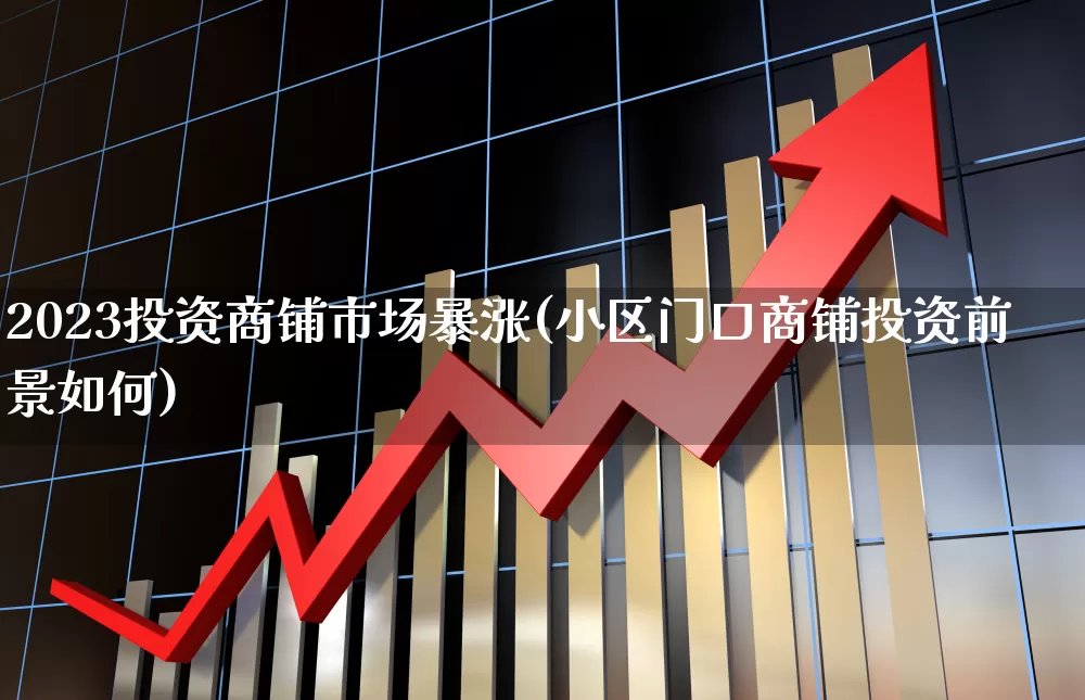 2023投资商铺市场暴涨(小区门口商铺投资前景如何)_https://www.syklpowerbike.com_深交所_第1张