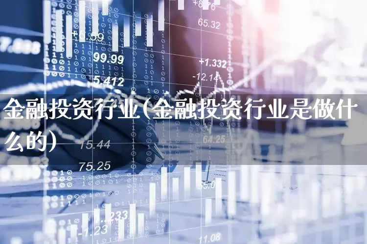 金融投资行业(金融投资行业是做什么的)_https://www.syklpowerbike.com_科创板_第1张