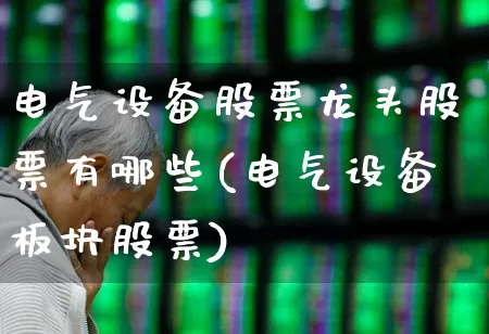 电气设备股票龙头股票有哪些(电气设备板块股票)_https://www.syklpowerbike.com_创业板_第1张