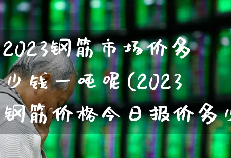 2023钢筋市场价多少钱一吨呢(2023钢筋价格今日报价多少一吨)_https://www.syklpowerbike.com_上交所_第1张