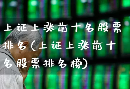 上证上涨前十名股票排名(上证上涨前十名股票排名榜)_https://www.syklpowerbike.com_创业板_第1张