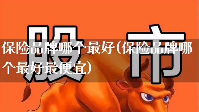 保险品牌哪个最好(保险品牌哪个最好最便宜)_https://www.syklpowerbike.com_科创板_第1张