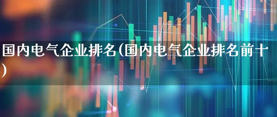 国内电气企业排名(国内电气企业排名前十)_https://www.syklpowerbike.com_深交所_第1张