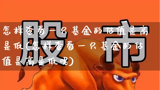 怎样查看一只基金的估值是高是低(怎样查看一只基金的估值是高是低呢)_https://www.syklpowerbike.com_北交所_第1张