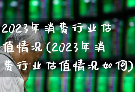 2023年消费行业估值情况(2023年消费行业估值情况如何)_https://www.syklpowerbike.com_深交所_第1张