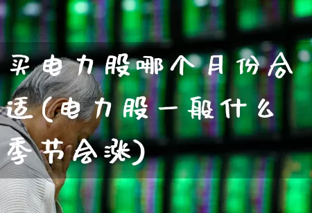 买电力股哪个月份合适(电力股一般什么季节会涨)_https://www.syklpowerbike.com_北交所_第1张