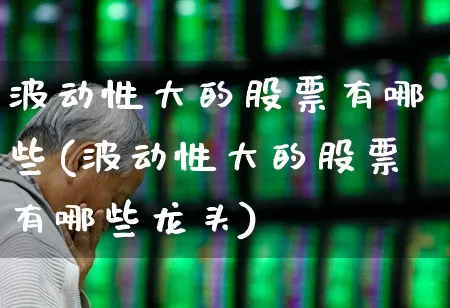 波动性大的股票有哪些(波动性大的股票有哪些龙头)_https://www.syklpowerbike.com_深交所_第1张