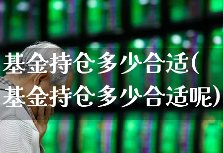 基金持仓多少合适(基金持仓多少合适呢)_https://www.syklpowerbike.com_深交所_第1张