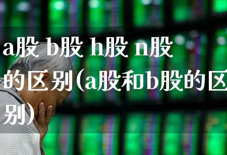 a股 b股 h股 n股的区别(a股和b股的区别)_https://www.syklpowerbike.com_创业板_第1张