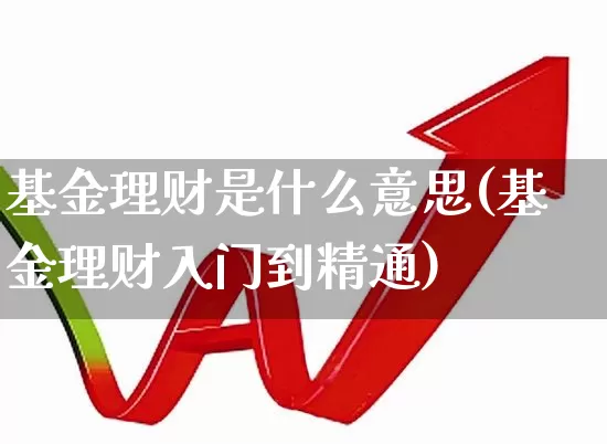 基金理财是什么意思(基金理财入门到精通)_https://www.syklpowerbike.com_科创板_第1张