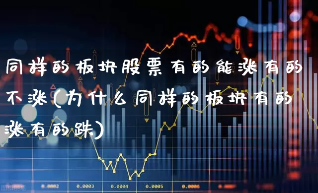 同样的板块股票有的能涨有的不涨(为什么同样的板块有的涨有的跌)_https://www.syklpowerbike.com_科创板_第1张