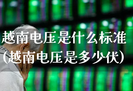 越南电压是什么标准(越南电压是多少伏)_https://www.syklpowerbike.com_上交所_第1张