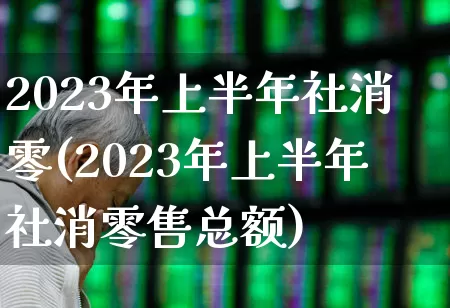 2023年上半年社消零(2023年上半年社消零售总额)_https://www.syklpowerbike.com_上交所_第1张