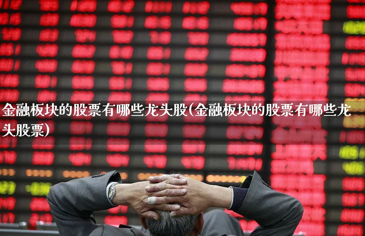 金融板块的股票有哪些龙头股(金融板块的股票有哪些龙头股票)_https://www.syklpowerbike.com_科创板_第1张