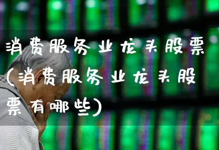 消费服务业龙头股票(消费服务业龙头股票有哪些)_https://www.syklpowerbike.com_科创板_第1张