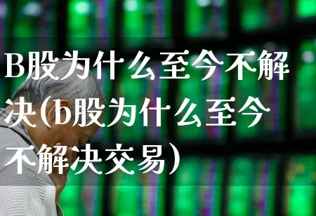 B股为什么至今不解决(b股为什么至今不解决交易)_https://www.syklpowerbike.com_科创板_第1张