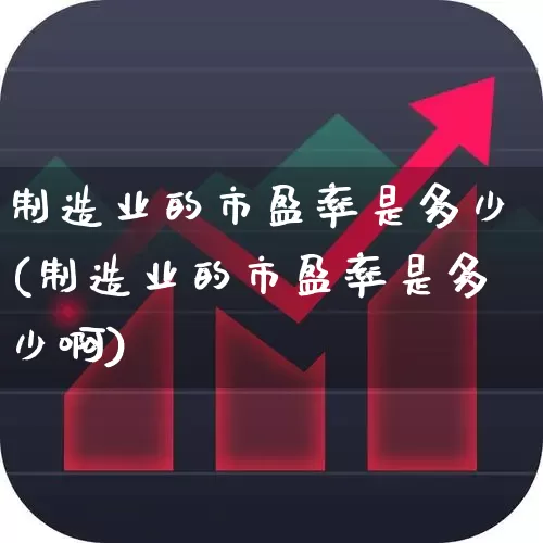 制造业的市盈率是多少(制造业的市盈率是多少啊)_https://www.syklpowerbike.com_上交所_第1张