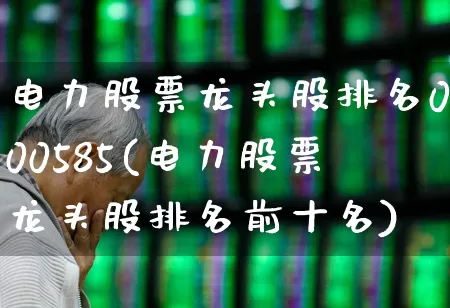 电力股票龙头股排名000585(电力股票龙头股排名前十名)_https://www.syklpowerbike.com_科创板_第1张