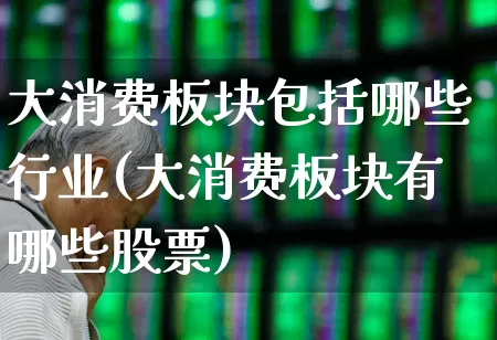 大消费板块包括哪些行业(大消费板块有哪些股票)_https://www.syklpowerbike.com_创业板_第1张
