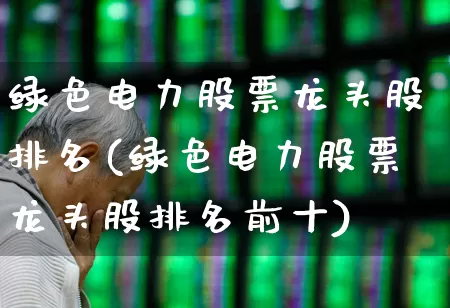 绿色电力股票龙头股排名(绿色电力股票龙头股排名前十)_https://www.syklpowerbike.com_上交所_第1张