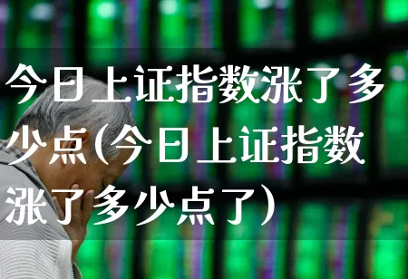 今日上证指数涨了多少点(今日上证指数涨了多少点了)_https://www.syklpowerbike.com_深交所_第1张