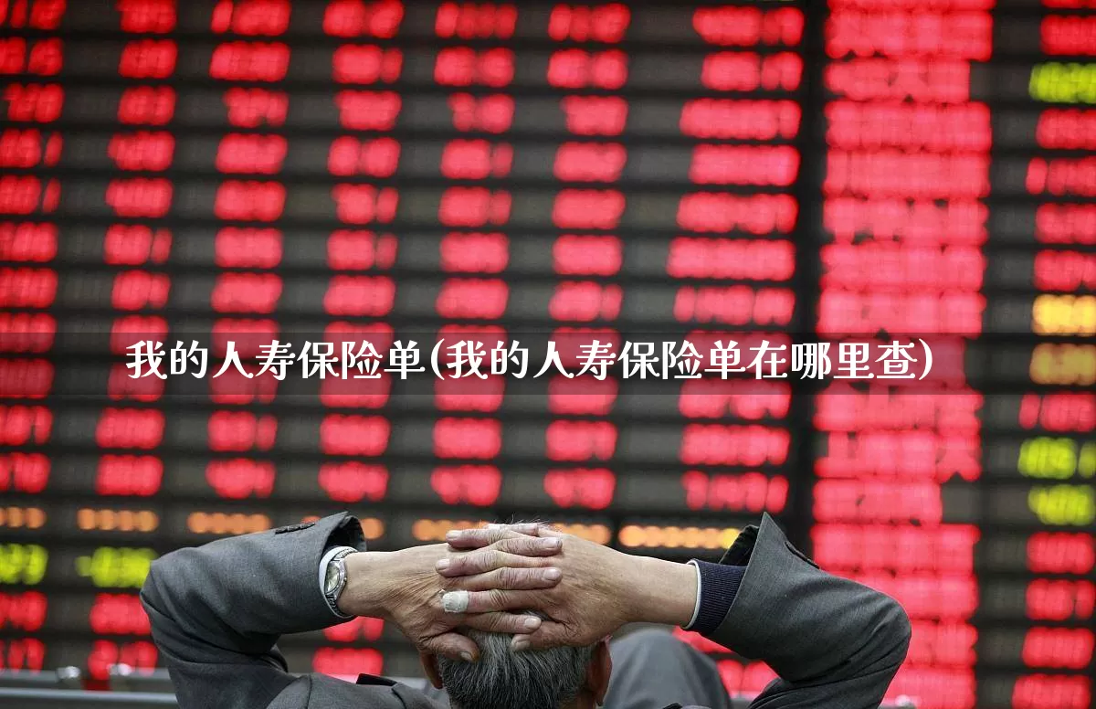 我的人寿保险单(我的人寿保险单在哪里查)_https://www.syklpowerbike.com_深交所_第1张