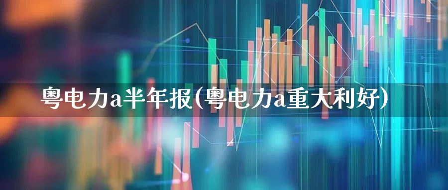 粤电力a半年报(粤电力a重大利好)_https://www.syklpowerbike.com_创业板_第1张