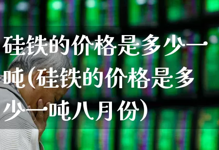 硅铁的价格是多少一吨(硅铁的价格是多少一吨八月份)_https://www.syklpowerbike.com_深交所_第1张