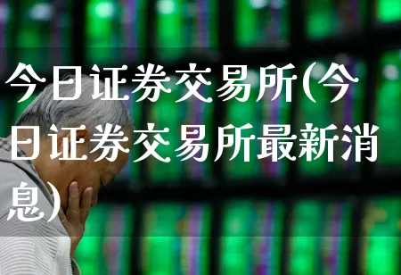 今日证券交易所(今日证券交易所最新消息)_https://www.syklpowerbike.com_北交所_第1张