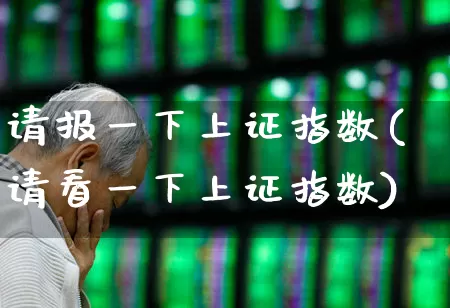 请报一下上证指数(请看一下上证指数)_https://www.syklpowerbike.com_上交所_第1张