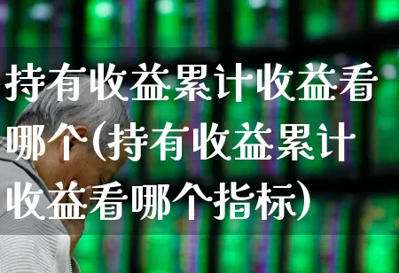持有收益累计收益看哪个(持有收益累计收益看哪个指标)_https://www.syklpowerbike.com_科创板_第1张