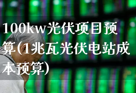 100kw光伏项目预算(1兆瓦光伏电站成本预算)_https://www.syklpowerbike.com_北交所_第1张