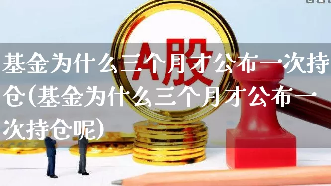 基金为什么三个月才公布一次持仓(基金为什么三个月才公布一次持仓呢)_https://www.syklpowerbike.com_创业板_第1张