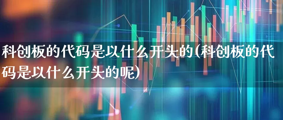 科创板的代码是以什么开头的(科创板的代码是以什么开头的呢)_https://www.syklpowerbike.com_创业板_第1张