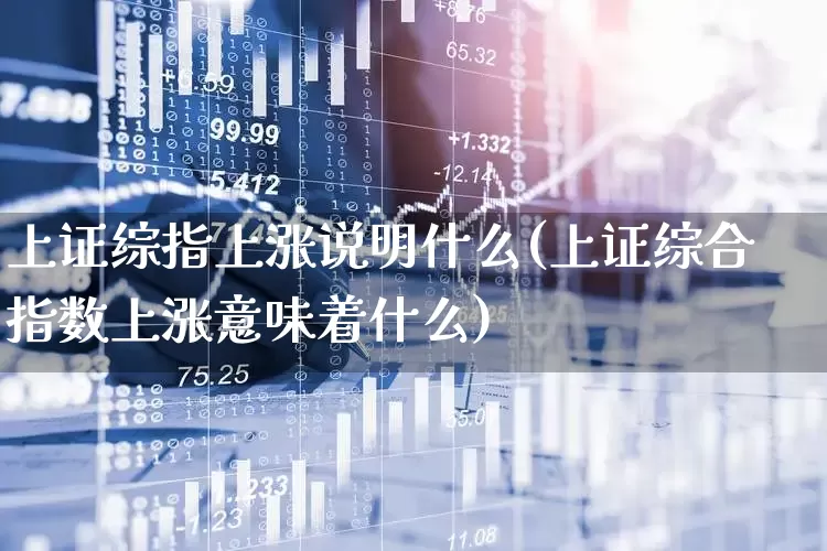 上证综指上涨说明什么(上证综合指数上涨意味着什么)_https://www.syklpowerbike.com_深交所_第1张
