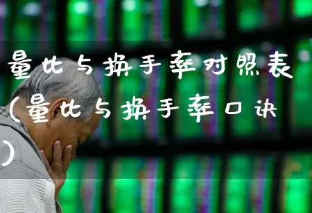 量比与换手率对照表(量比与换手率口诀)_https://www.syklpowerbike.com_深交所_第1张