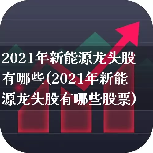 2021年新能源龙头股有哪些(2021年新能源龙头股有哪些股票)_https://www.syklpowerbike.com_创业板_第1张