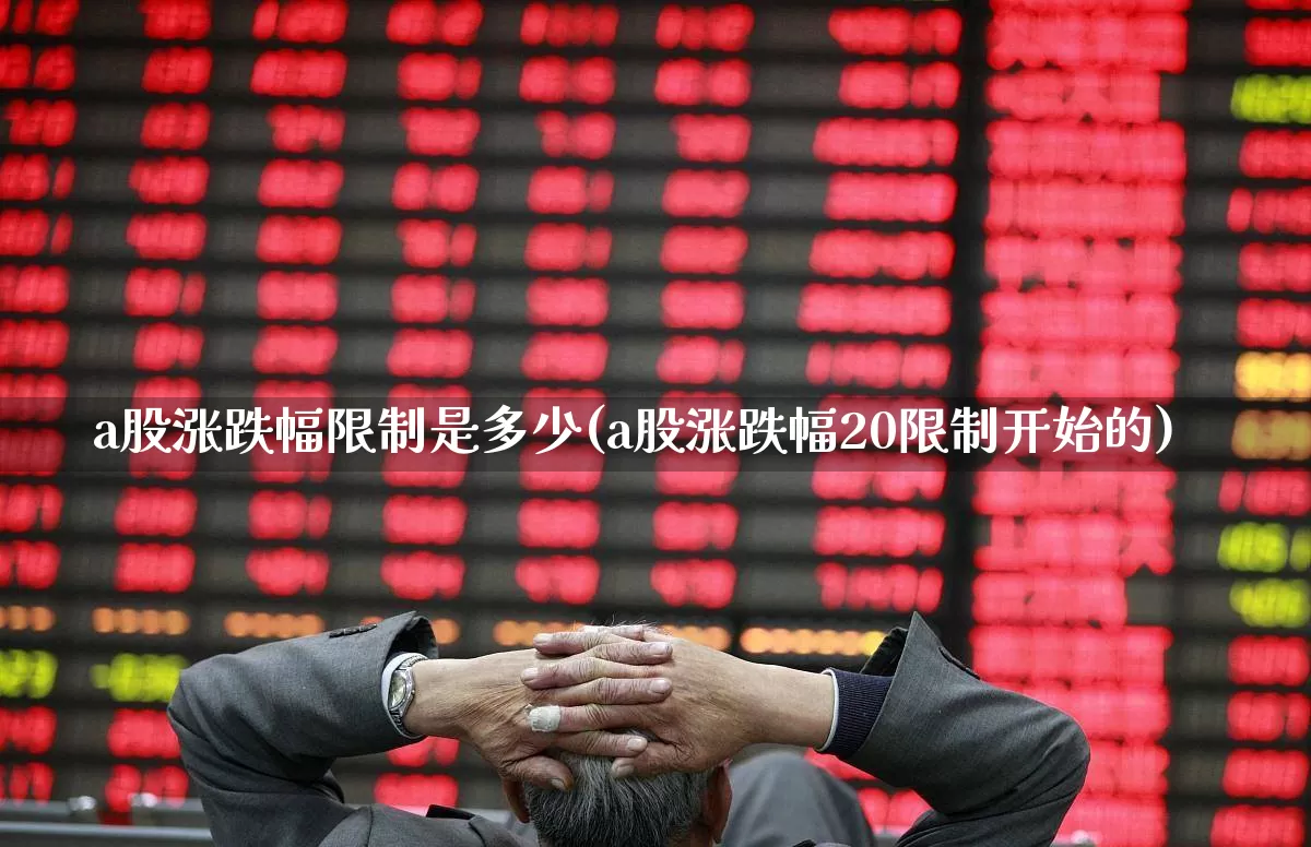a股涨跌幅限制是多少(a股涨跌幅20限制开始的)_https://www.syklpowerbike.com_上交所_第1张