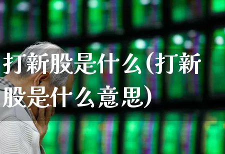 打新股是什么(打新股是什么意思)_https://www.syklpowerbike.com_深交所_第1张