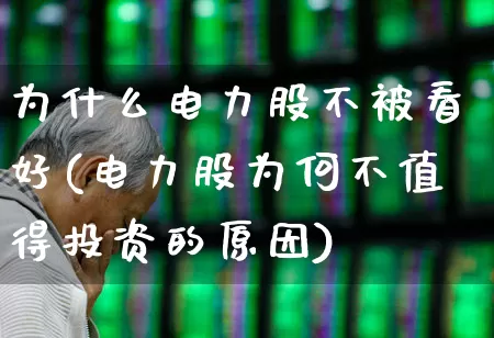 为什么电力股不被看好(电力股为何不值得投资的原因)_https://www.syklpowerbike.com_上交所_第1张